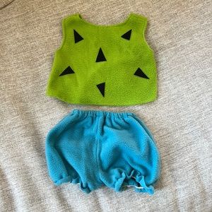 Flintstones Pebbles Halloween costume set 12/18 month